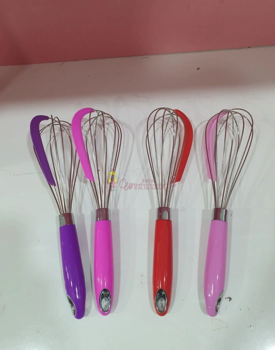 Çelik Silikon Sıyırmalı Çırpıcı 30 cm