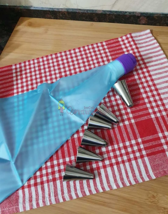 Chef Star 7 Parça Krema Torbası Seti