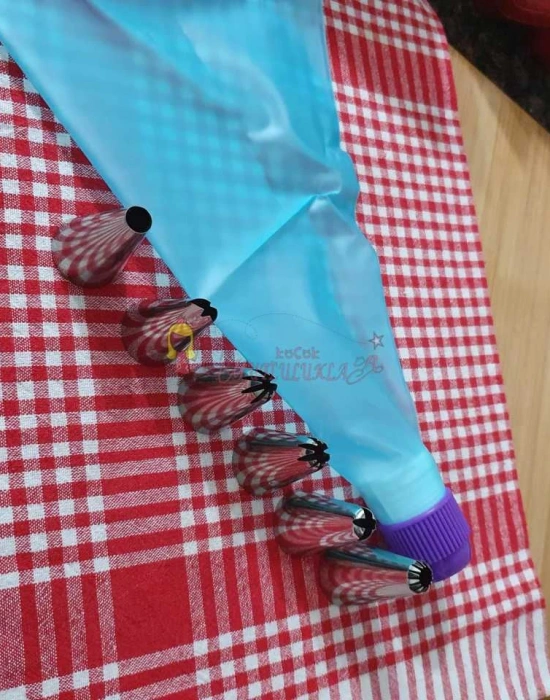 Chef Star 7 Parça Krema Torbası Seti