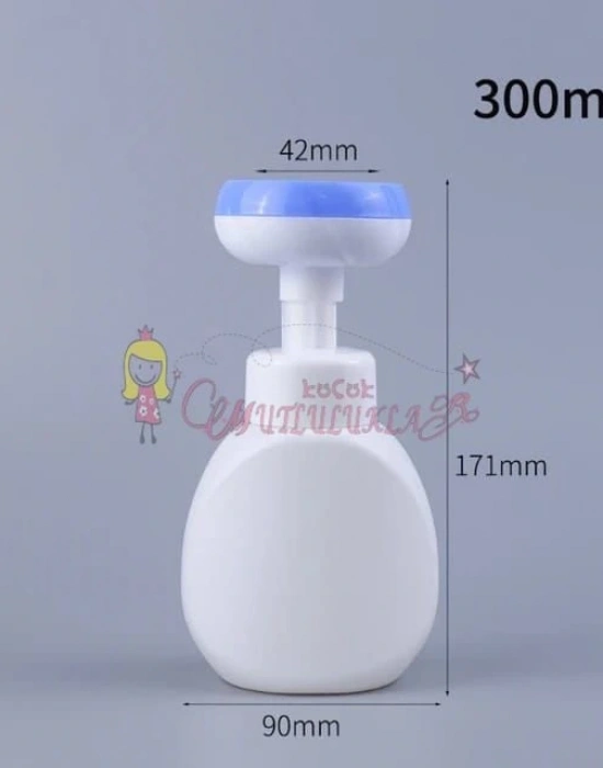 Çiçek Şekilli Köpük Verici Sıvı Sabunluk 300 Ml El Köpük Dağıtıcı