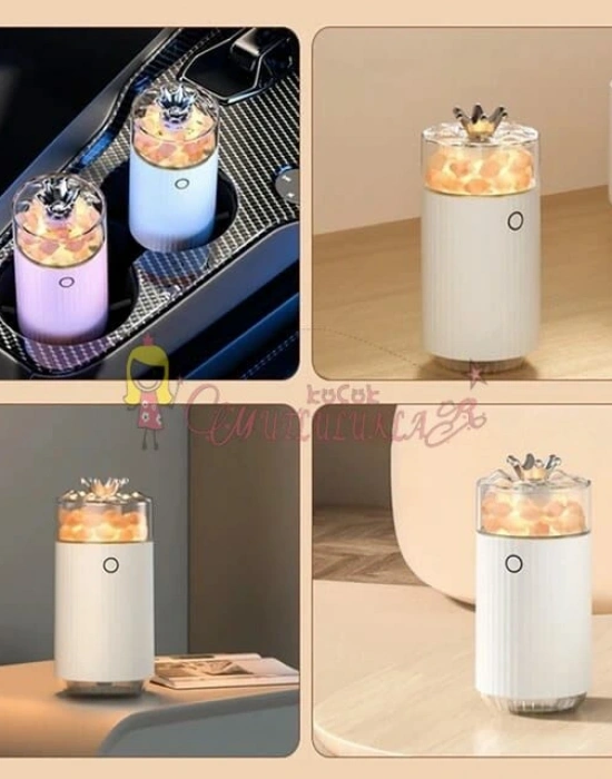 Çicekli ve Taçlı Buhar Makinesi