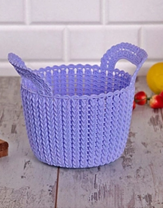 ÇİFT SAPLI ÖRGÜ SEPET