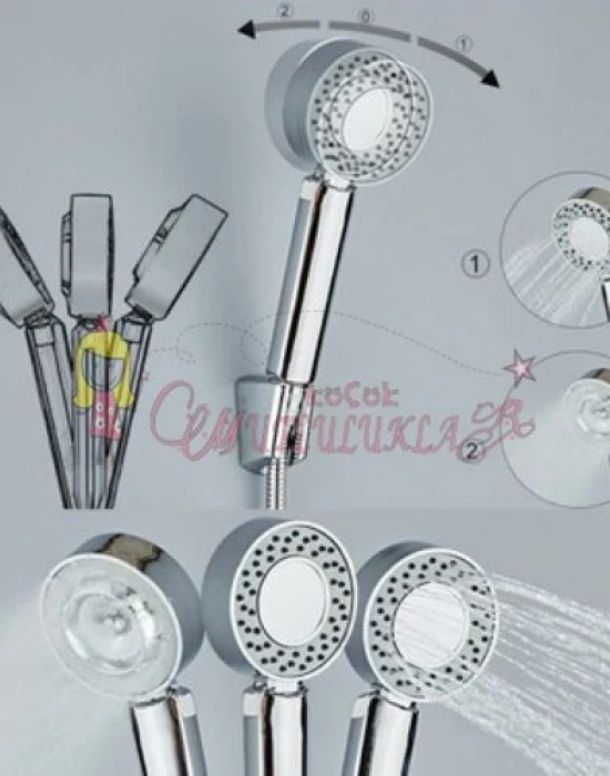 ÇİFT TARAFLI FONKSİYONEL HAZNELİ DUŞ BAŞLIĞI