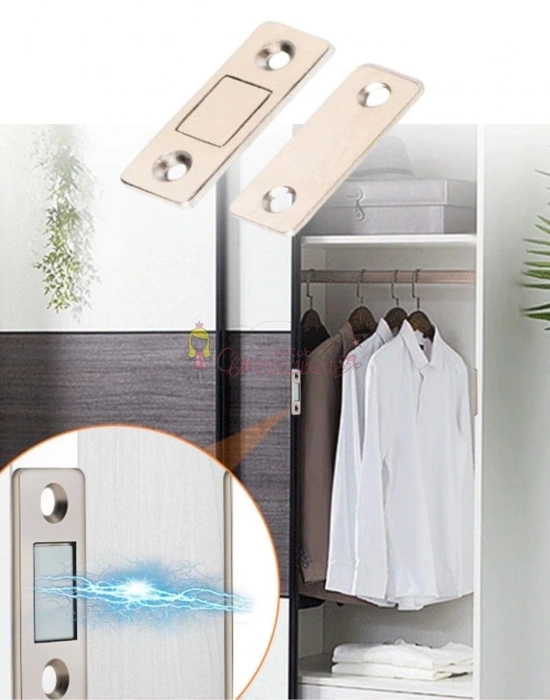 Çok Amaçlı Kapı Kapak Dolap Çekmece Mobilya Durdurucu Kapatıcı Mıknatıslar 2 Adet