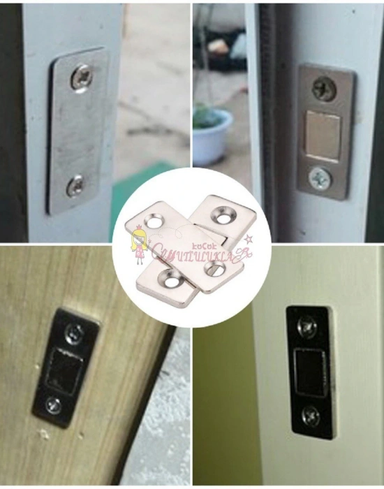 Çok Amaçlı Kapı Kapak Dolap Çekmece Mobilya Durdurucu Kapatıcı Mıknatıslar 2 Adet