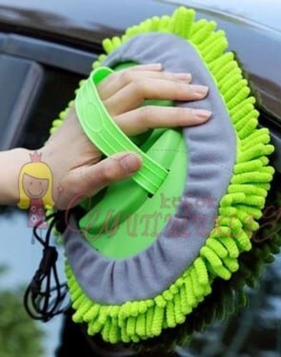 Çok Fonksiyonlu 2 In 1 Mikrofiber Araba Yıkama Fırçası Teleskopik Uzun Saplı Detay Fırçası Oto Mopu