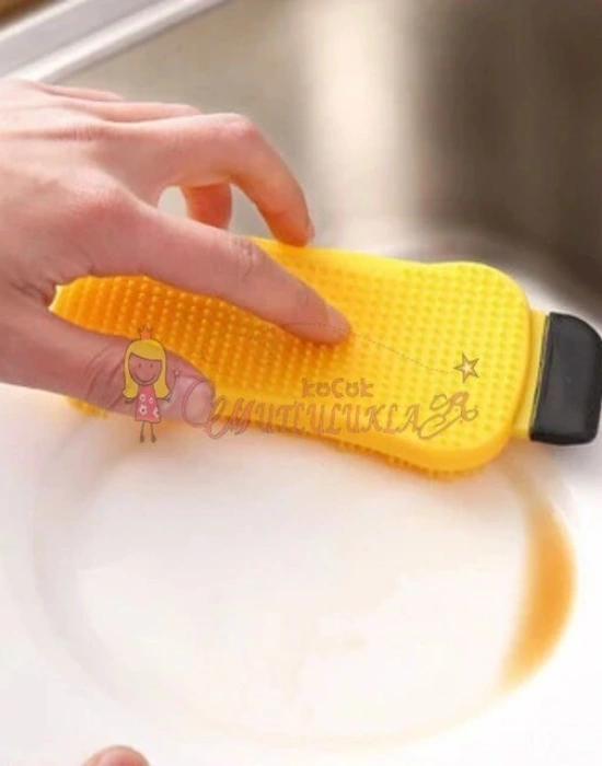 Çok Fonksiyonlu Deterjan Hazneli Pratik Bulaşık Yıkama Fırçası