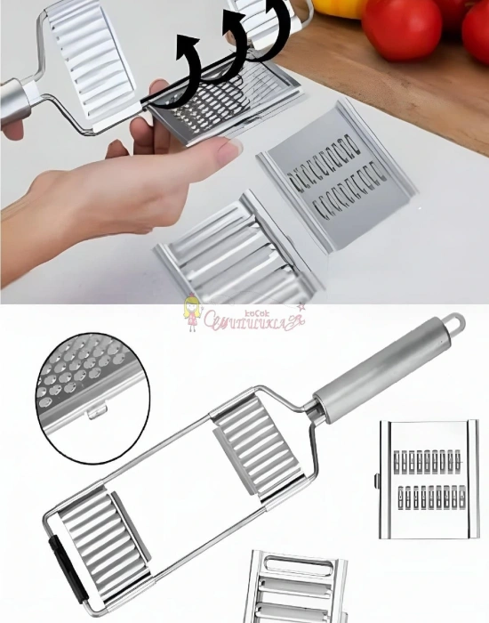 Çoklu Dilimleyici Dograyıcı Rende 3 Parça MANDOLİN