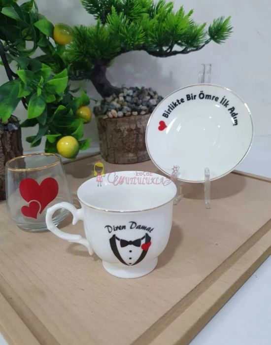 DAMAT KAHVE FİNCANI ÖZEL KUTULU 3 PARÇA