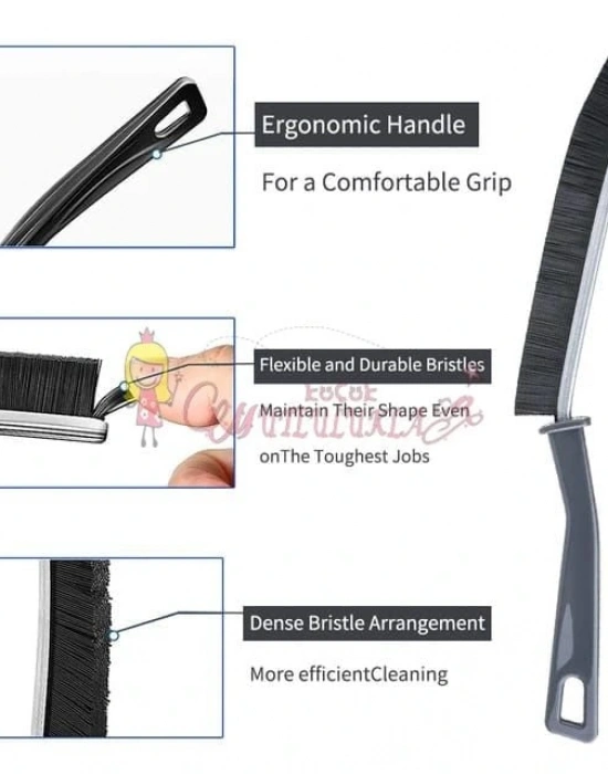 Dar Alan Çok Amaçlı İnce Temizlik Fırçası - Derz Arası Banyo Mutfak Lavabo Detay Temizleme Fırçası