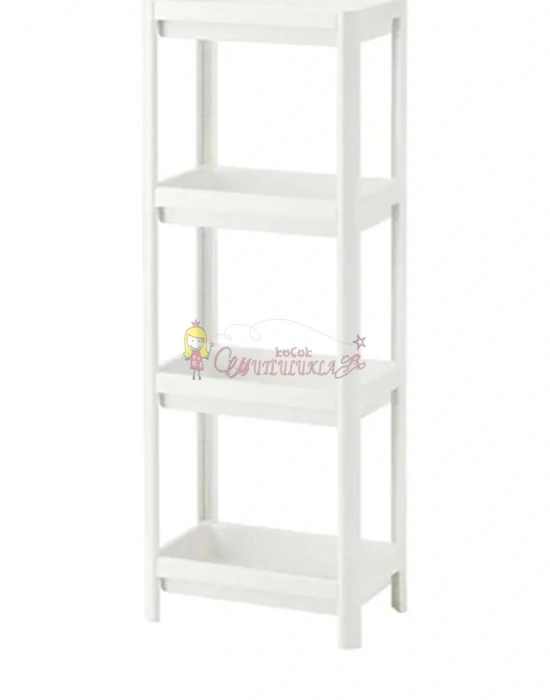 DEKORATİF DEMONTE 4 KATLI ÇOK AMAÇLI BANYO VE MUTFAK RAF