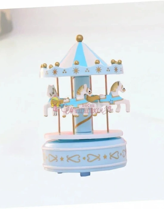 Dekoratif Nostaljik Atlı Karınca Dekoratif Müzik Kutusu