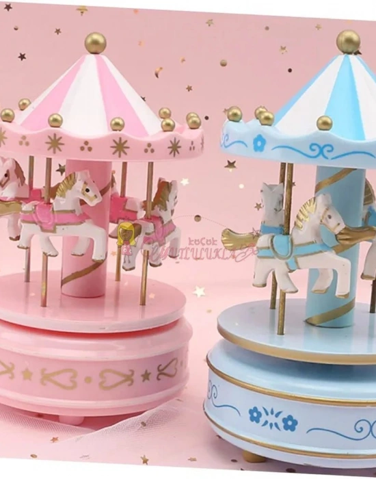 Dekoratif Nostaljik Atlı Karınca Dekoratif Müzik Kutusu