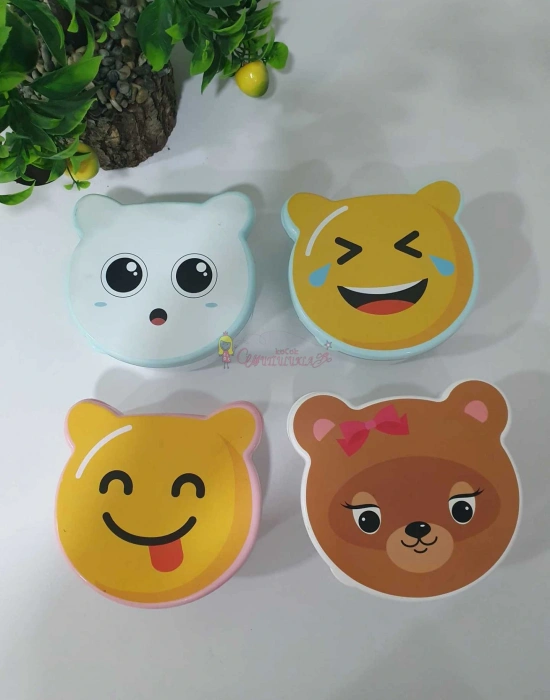 Desenli 4lü Saklama Kabı