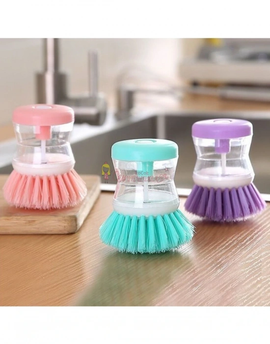 Deterjan Hazneli Bulaşık Yıkama Fırçası