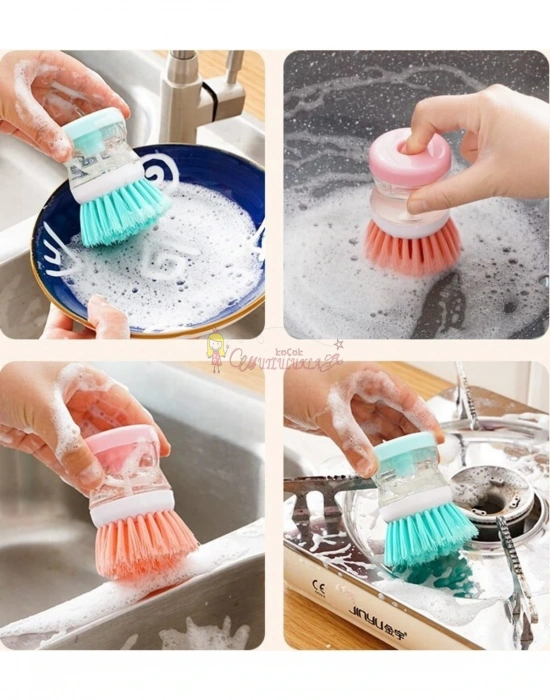 Deterjan Hazneli Bulaşık Yıkama Fırçası