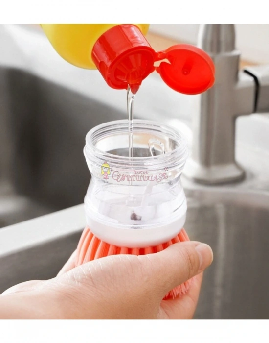 Deterjan Hazneli Bulaşık Yıkama Fırçası