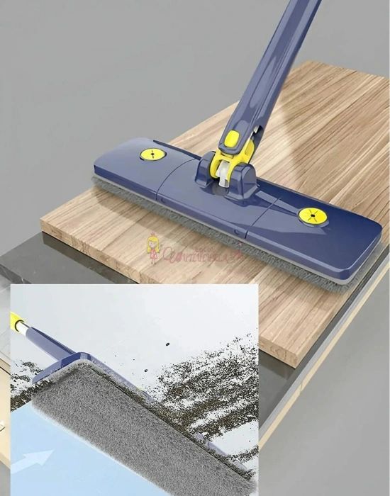 Dikdörtgen Mop Deterjan Hazneli Kendinden Sıkmalı Temizlik Paspası mop