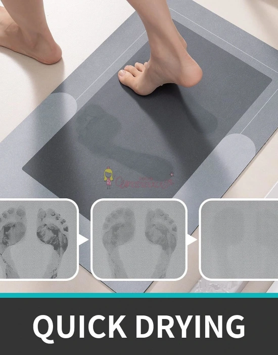 Dikdörtgen Süper Emici Banyo Paspası