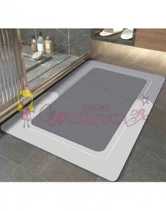 Dikdörtgen Süper Emici Banyo Paspası