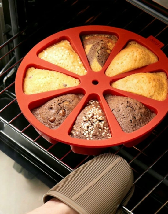 DİLİMLİ SİLİKON KEK KALIBI