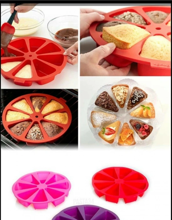 DİLİMLİ SİLİKON KEK KALIBI