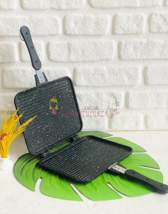 Döküm Granit Ocak Üstü Tost Tavası