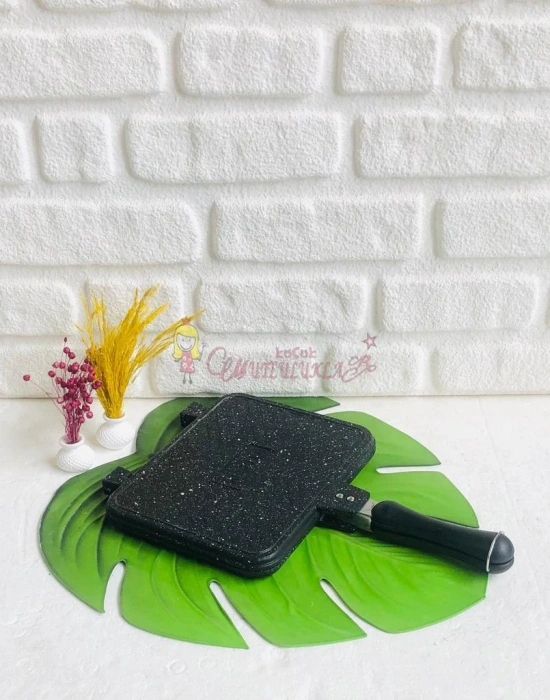 Döküm Granit Ocak Üstü Tost Tavası
