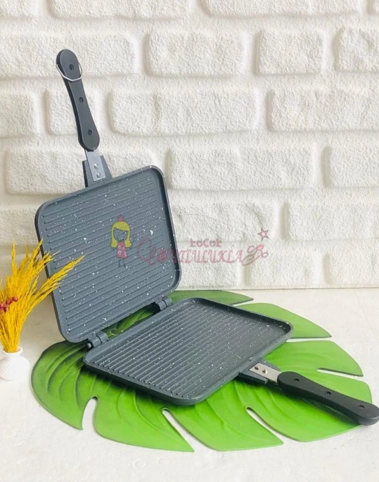 Döküm Granit Ocak Üstü Tost Tavası