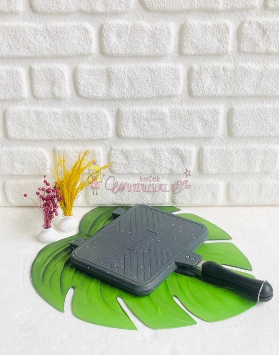 Döküm Granit Ocak Üstü Tost Tavası