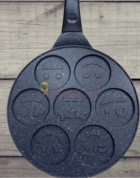 DÖKÜM YENİ YÜZ EMOJİLİ PANKEK TAVASI