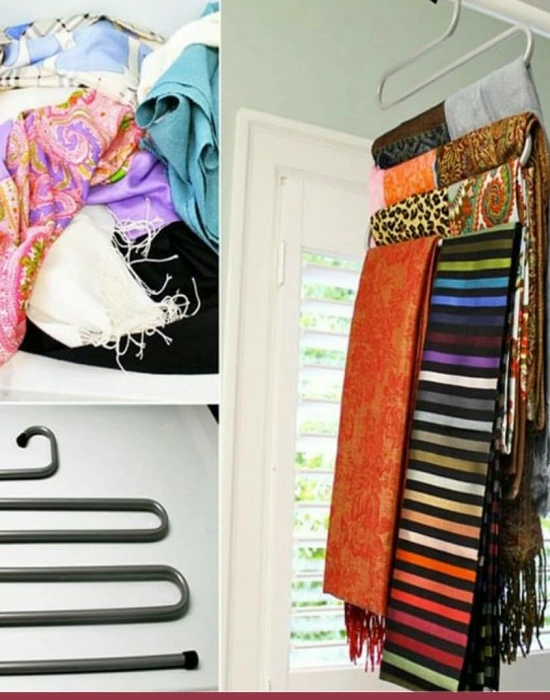 DOLAP İÇİ 5 KATLI PANTOLON EŞARP ŞAL ASKISI AKILLI ASKI