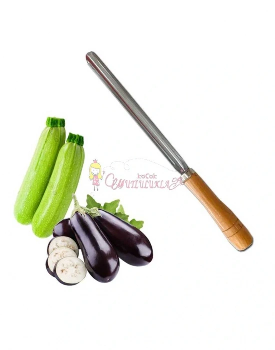 Dolma Kabak Oyacağı, Ahşap Saplı Oyacak