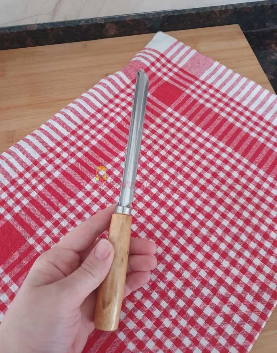 Dolma Kabak Oyacağı, Ahşap Saplı Oyacak