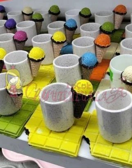 Dondurma model Türk kahve Fincanı