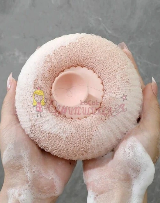 Duş banyo topu yumuşak SPA vantuz masaj fırçası