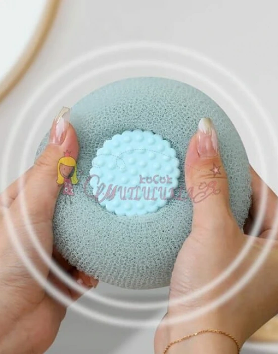 Duş banyo topu yumuşak SPA vantuz masaj fırçası