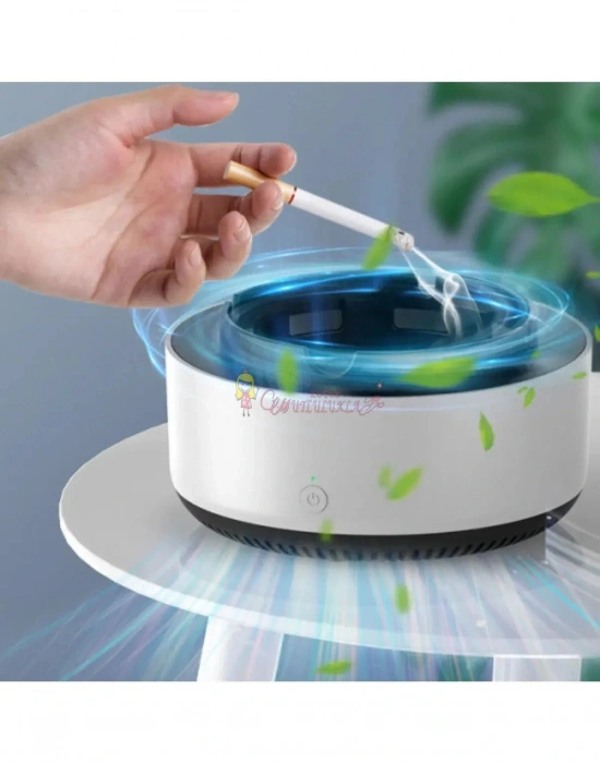 Elektronik Akıllı Küllük Duman Çeken Kokusuz Kül Tablası Hava Temizleyici