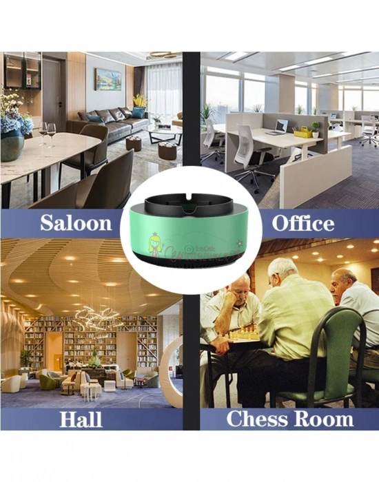 Elektronik Akıllı Küllük Duman Çeken Kokusuz Kül Tablası Hava Temizleyici