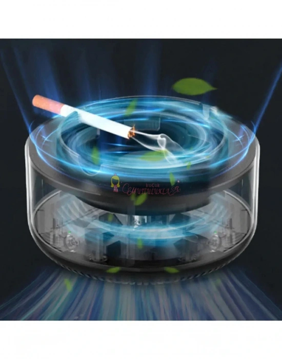 Elektronik Akıllı Küllük Duman Çeken Kokusuz Kül Tablası Hava Temizleyici