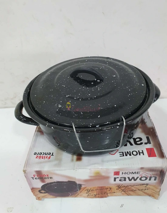 Emaye Frütöz Kızartma Tenceresi