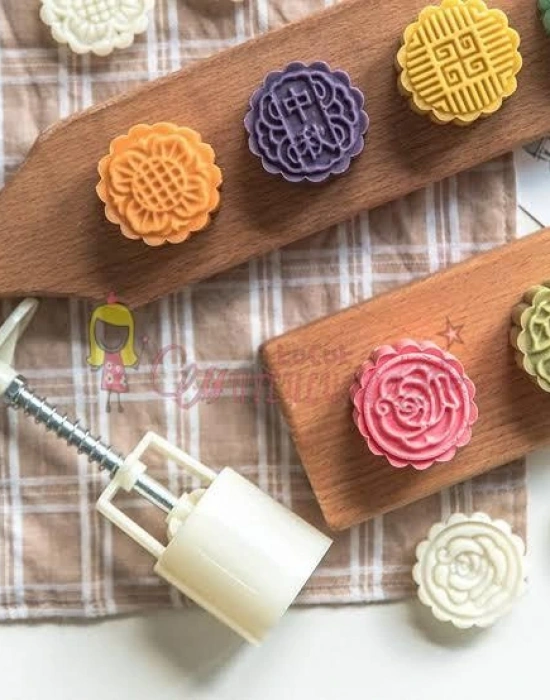 Enjektörlü Kurabiye Bisküvi Kalıbı Set (7Parça)