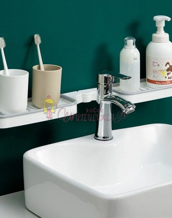 Ergonomik Katlanabilir Banyo Rafı