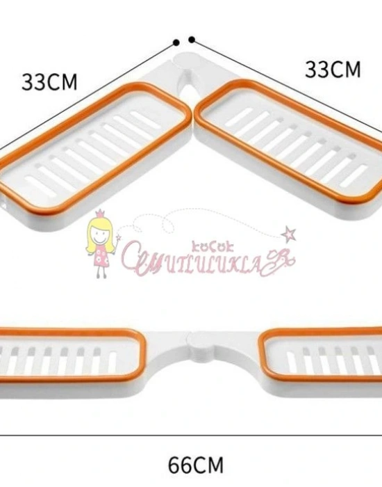 Ergonomik Katlanabilir Banyo Rafı