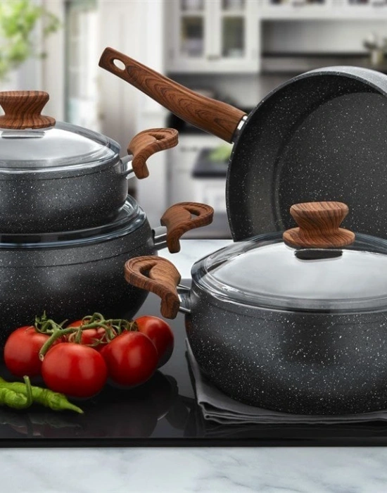 ESSE ESSENSO 7 PARÇA GRANİT TENCERE SETİ