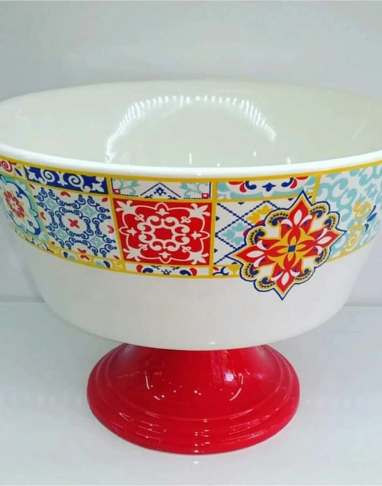 ETNİK DESEN SALATA KASESİ BÜYÜK