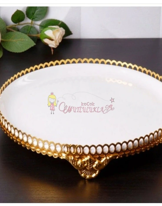 ETNİK DESENBÜYÜK OVAL SUNUM TABAĞI