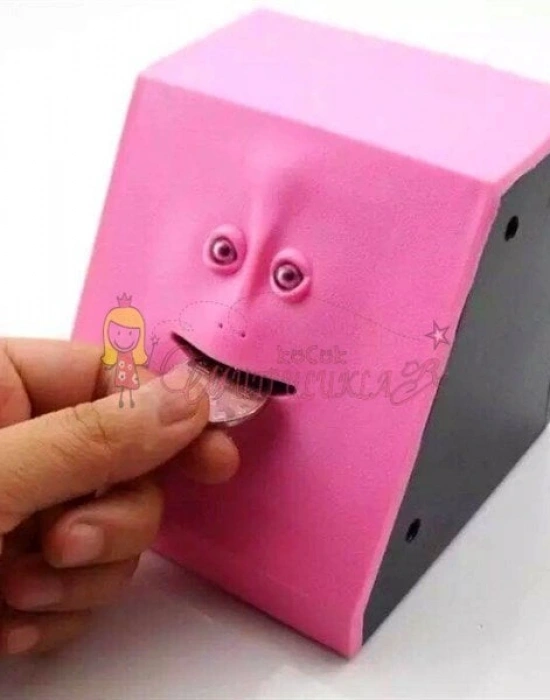 Facebank Para Yiyen,Çiğneyen Ve Hareket Eden Eğlenceli Kumbara Çocuklara Pilli Ve Sensörlü