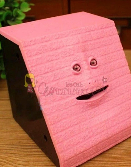 Facebank Para Yiyen,Çiğneyen Ve Hareket Eden Eğlenceli Kumbara Çocuklara Pilli Ve Sensörlü