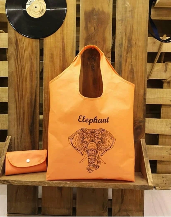 FİL DESEN BEZ ÇANTA